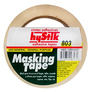 MASKING TAPE HYSTIK 12X40 USO GENERAL MASKING TAPE HYSTIK 12X40 USO GENERAL