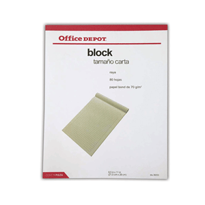BLOCK T/CARTA 80 HJS RAYA OFFICE DEPOT BLOCK T/CARTA 80 HJS RAYA OFFICE DEPOT