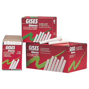 TIZAS BLANCO MOLDEADOS 150 PZS VINCI TIZAS BLANCO MOLDEADOS 150 PZS VINCI