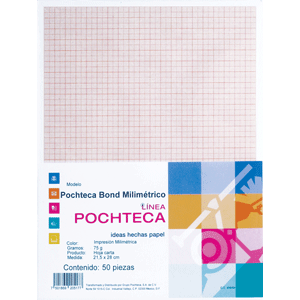 PAPEL MILIMETRICO 75GR 50H CARTA PAPEL MILIMETRICO 75GR 50H CARTA