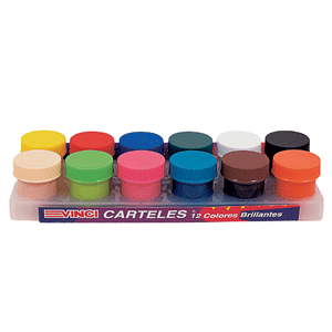 PINTURA ESCOLAR 6 COLORES 15ML VINCI PINTURA ESCOLAR 6 COLORES 15ML VINCI