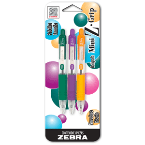 BOLIGRAFO MINI ZGRIP COLORES B/3 BOLIGRAFO MINI ZGRIP COLORES B/3