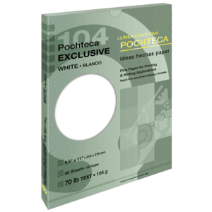 PAPEL EXCLUSIVE BLANCO 104G 60HJS PAPEL EXCLUSIVE BLANCO 104G 60HJS