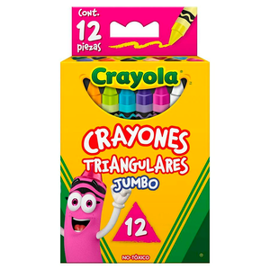 CRAYONES TRIANGULARES DE CERA C/12 CRAYONES TRIANGULARES DE CERA C/12