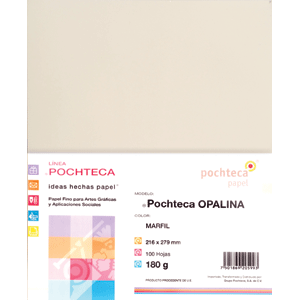 PAPEL OPALINA MARFIL 180G 100HJS PAPEL OPALINA MARFIL 180G 100HJS