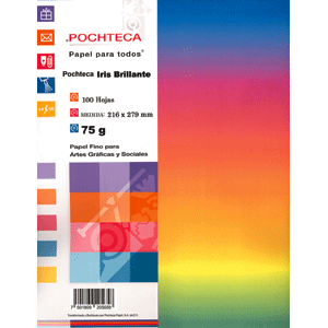 PAPEL IRIS BRILLANTE 75G 100HJS PAPEL IRIS BRILLANTE 75G 100HJS