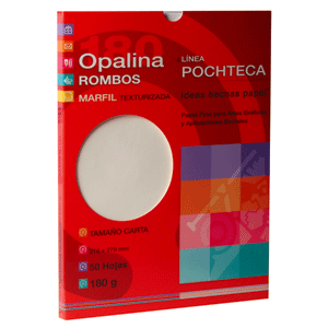 OPALINA ROMBOS MARFIL 180G 50HJS OPALINA ROMBOS MARFIL 180G 50HJS