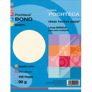 PAPEL BOND MARFIL 90 GR. 100HJS PAPEL BOND MARFIL 90 GR. 100HJS