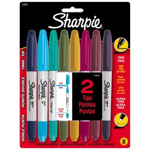 MARCADORES SHARPIE TWIN TIP 8CD MARCADORES SHARPIE TWIN TIP 8CD