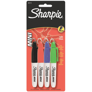 MARCADORES SHARPIE MINI 4CD BASICOS MARCADORES SHARPIE MINI 4CD BASICOS