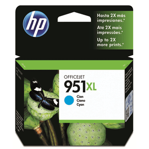CARTUCHO DE TINTA HP 951XL CIAN ORIGINAL CARTUCHO DE TINTA HP 951XL CIAN ORIGINAL
