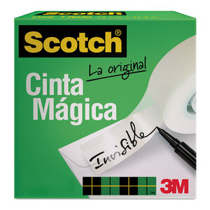 SCOTCH CINTA MÁGICA EN CAJA 12 MM X 33 M SCOTCH CINTA MÁGICA EN CAJA 12 MM X 33 M