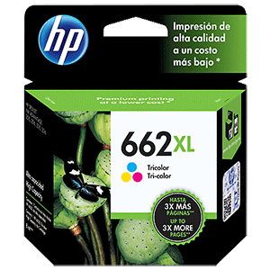 CARTUCHO DE TINTA HP 662XL TRICOLOR ORIGINAL CARTUCHO DE TINTA HP 662XL TRICOLOR ORIGINAL