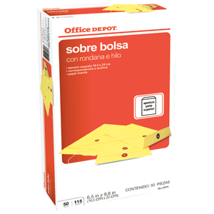 SOBRE CON RONDANA ESQUELA 50 PACK OFFICE DEPOT SOBRE CON RONDANA ESQUELA 50 PACK OFFICE DEPOT