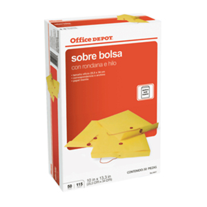 SOBRE CON RONDANA OFICIO 50 PACK OFFICE DEPOT SOBRE CON RONDANA OFICIO 50 PACK OFFICE DEPOT