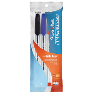 BOLIGRAFO KM 100 NEGRO,AZUL,ROJO BLISTER C/3 BOLIGRAFO KM 100 NEGRO,AZUL,ROJO BLISTER C/3