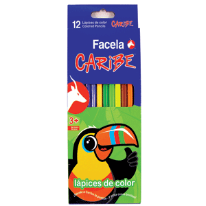 LAPIZ DE COLOR 12 LARGOS CARIBE LAPIZ DE COLOR 12 LARGOS CARIBE