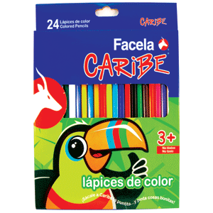 LAPIZ DE COLOR 24 LARGOS CARIBE LAPIZ DE COLOR 24 LARGOS CARIBE