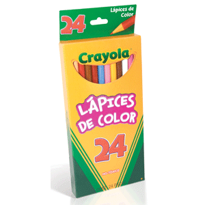 LÁPICES DE COLORES LARGOS CAJA C/24 LÁPICES DE COLORES LARGOS CAJA C/24
