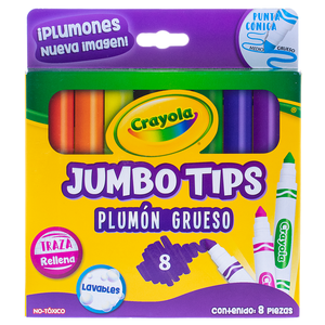 MARCADORES CRAYOLA GRUESOS LAVABLES CAJA C/8 MARCADORES CRAYOLA GRUESOS LAVABLES CAJA C/8