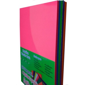 HOJAS CARTULINA COLORES INTENSOS VARIADOS 25HOJAS HOJAS CARTULINA COLORES INTENSOS VARIADOS 25HOJAS