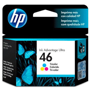 CARTUCHO DE TINTA HP 46 TRICOLOR ORIGINAL CARTUCHO DE TINTA HP 46 TRICOLOR ORIGINAL