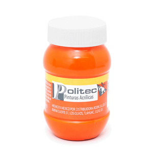 PINTURA ACRILIICA NARANJA POLITEC N308 100ML PZ PINTURA ACRILIICA NARANJA POLITEC N308 100ML PZ