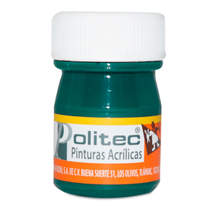 PINTURA ACRILICA VERDE OBS POLITEC 20ML PZ PINTURA ACRILICA VERDE OBS POLITEC 20ML PZ