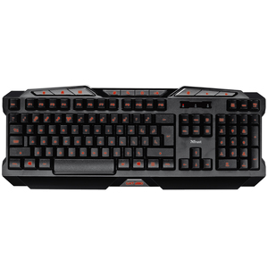 TECLADO TRUST GXT 280 GAMING (USB, LED, ERGONÓMICO) TECLADO TRUST GXT 280 GAMING (USB, LED, ERGONÓMICO)