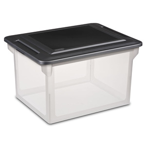 CAJA PLÁSTICA PARA ARCHIVAR CON TAPA CAJA PLÁSTICA PARA ARCHIVAR CON TAPA