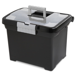 CAJA PLÁSTICA PORTÁTIL PARA ARCHIVAR C/T CAJA PLÁSTICA PORTÁTIL PARA ARCHIVAR C/T
