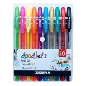 BOLIGRAFOS DE COLORES GEL DOODLERZ 10U BOLIGRAFOS DE COLORES GEL DOODLERZ 10U