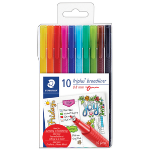 MARCADORES TRIPLUS STAEDTLER 10U MARCADORES TRIPLUS STAEDTLER 10U