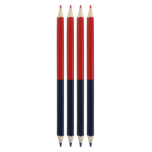 LAPIZ BICOLOR (AZUL/ROJO) BARRIL DE MADERA 4U LAPIZ BICOLOR (AZUL/ROJO) BARRIL DE MADERA 4U