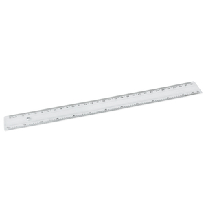 REGLA 30 CM/PULGADAS ACRIMET (CRISTAL) REGLA 30 CM/PULGADAS ACRIMET (CRISTAL)