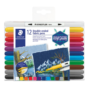 ROTULADOR DOBLE PUNTA PARA TEXTIL 12U ROTULADOR DOBLE PUNTA PARA TEXTIL 12U
