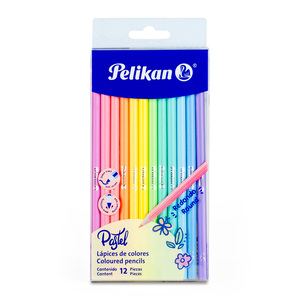 LÁPICES DE COLOR PELIKAN PASTEL 12U LÁPICES DE COLOR PELIKAN PASTEL 12U