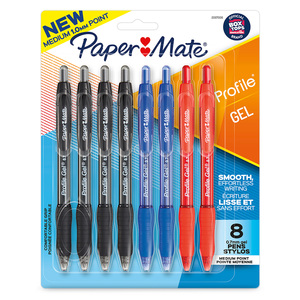 BOLIGRAFO GEL PAPER MATE 0.7MM 8U BOLIGRAFO GEL PAPER MATE 0.7MM 8U