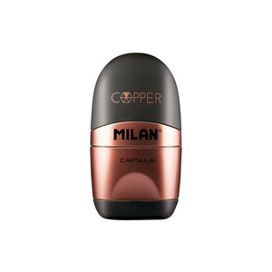 BORRADOR SACAPUNTAS MILAN CAPSULE COPPER NEGRO BORRADOR SACAPUNTAS MILAN CAPSULE COPPER NEGRO