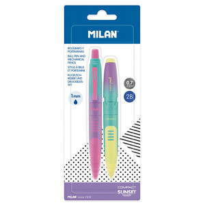 BOLÍGRAFO Y PORTAMINAS MILAN COMPACT SUNSET 2U BOLÍGRAFO Y PORTAMINAS MILAN COMPACT SUNSET 2U
