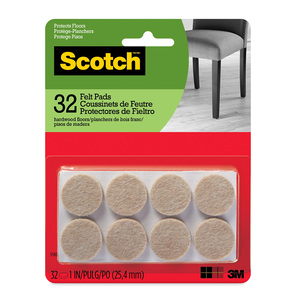 SCOTCH FIELTROS PARA PISOS, CIRCULARES X 32 UND SCOTCH FIELTROS PARA PISOS, CIRCULARES X 32 UND