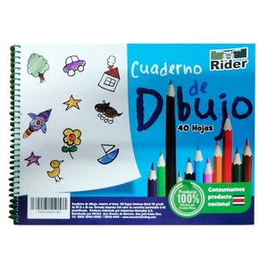 CUADERNO DIBUJO ESCOLAR CARTA 40 HOJAS CUADERNO DIBUJO ESCOLAR CARTA 40 HOJAS
