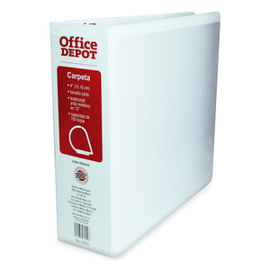 CARPETA 4 PULGADAS OD (CON VENTANA, COLOR BLANCO, ARILLO D) CARPETA 4 PULGADAS OD (CON VENTANA, COLOR BLANCO, ARILLO D)