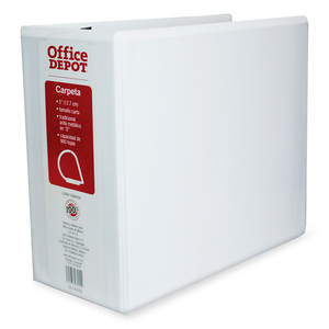 CARPETA 5 PULGADAS OD (CON VENTANA, COLOR BLANCO, ARILLO D) CARPETA 5 PULGADAS OD (CON VENTANA, COLOR BLANCO, ARILLO D)