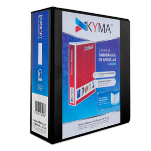 CARPETA 4 P. NEGRO KYMA (BRILLANTE, ARILLO D) CARPETA 4 P. NEGRO KYMA (BRILLANTE, ARILLO D)