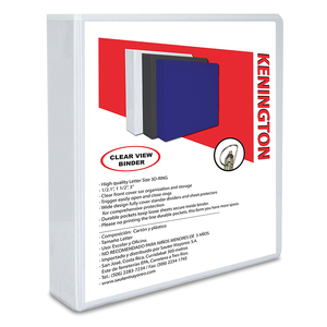 CARPETA 3P KENINGTON BLANCO (CON VENTANA, ARILLO D) CARPETA 3P KENINGTON BLANCO (CON VENTANA, ARILLO D)