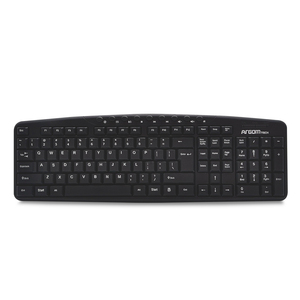 TECLADO MULTIMEDIA EN INGLES CON CABLE USB ARGOM TECLADO MULTIMEDIA EN INGLES CON CABLE USB ARGOM