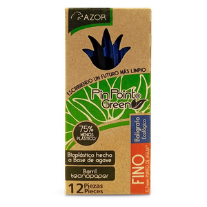 BOLÍGRAFO AZOR AZUL 0.7MM 12U (ECOLÓGICO) BOLÍGRAFO AZOR AZUL 0.7MM 12U (ECOLÓGICO)