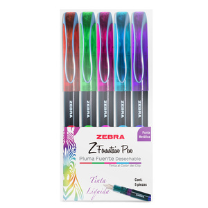 PLUMA FUENTE ZEBRA Z-FONTAIN PEN ESTUCHE 5U PLUMA FUENTE ZEBRA Z-FONTAIN PEN ESTUCHE 5U
