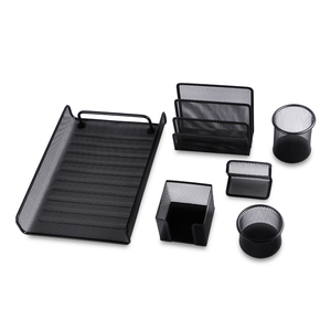 SET DE MESH NEGRO (INCLUYE BANDEJA, PORTA CLIP, SET DE MESH NEGRO (INCLUYE BANDEJA, PORTA CLIP,